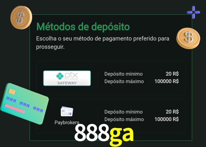 O cassino 888ga oferece uma grande variedade de métodos de pagamento