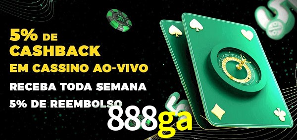 Promoções do cassino ao Vivo 888ga